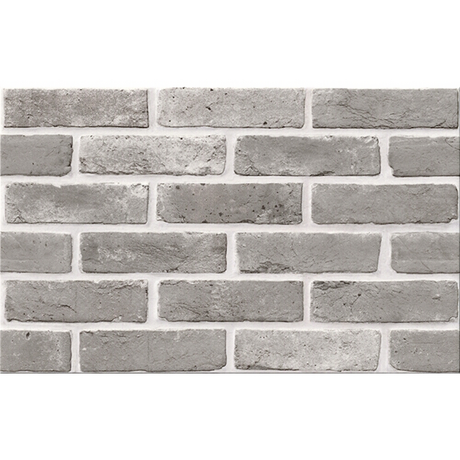 Płytka ścienna EVIDE grey cegła structure mat 25x40 gat. I