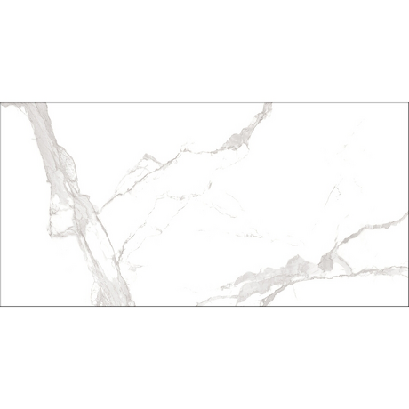 Gres szkliwiony SATUARIO SOFT white polished 60x120 gat. I