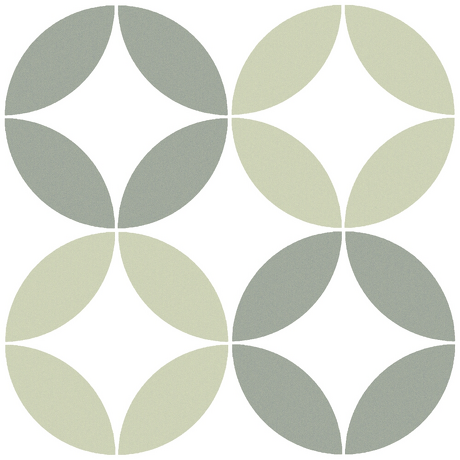 Gres szkliwiony hiszpański Geotiles BORA GREEN mat 22,3x22,3 gat. I