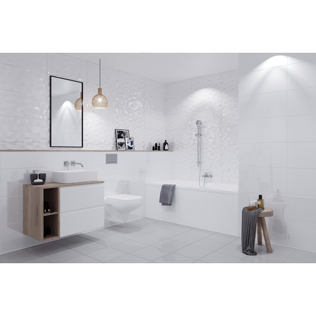 Płytka ścienna PEROUSO HONEY white structure glossy 29,7x60 gat. I