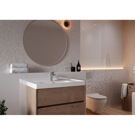 Płytka ścienna ALTERIO white small hexa structure satin 29,8x59,8 gat. II