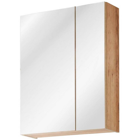 COMAD Szafka z lustrem CAPRI OAK 842 - 60 cm do samodzielnego montażu