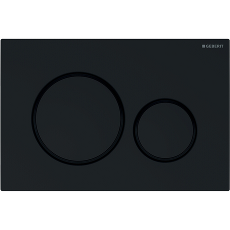 GEBERIT Przycisk do spłuczek Sigma20 246x164x12 mm czarny/czarny mat 115882DW1