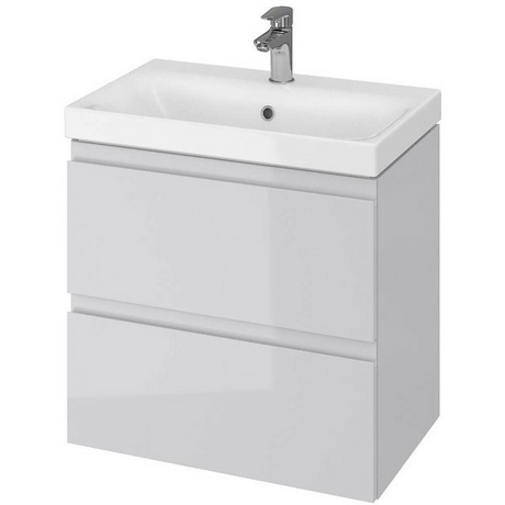 CERSANIT Szafka z umywalką MODUO SLIM 60 szara do samodzielnego montażu S801-226-ECO