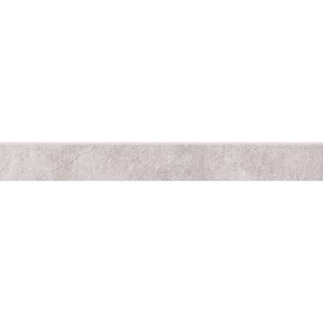 Gres szkliwiony cokół MORENCI light grey structure mat 7,2x59,8 gat. I