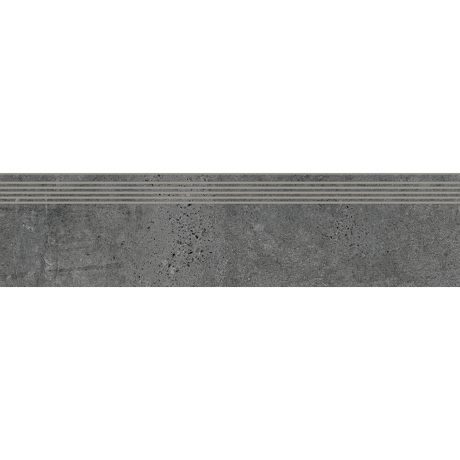Gres szkliwiony stopnica MOONROW graphite mat 29,8x119,8 gat. I