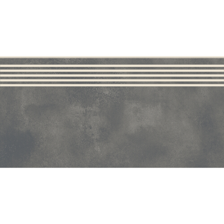 Gres szkliwiony stopnica STREET ART graphite mat 29,8x59,8 gat. I