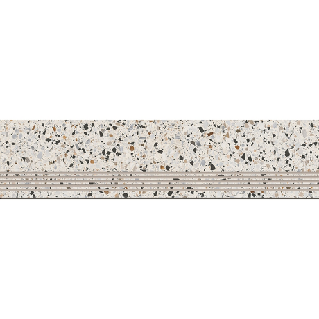 Gres szkliwiony stopnica FLAKE MULTICOLOR lappato 29,8x119,8 gat. I