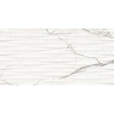 Płytka ścienna GINEVRA white structure glossy 8mm 29,8x59,8 gat. I