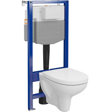 CERSANIT Zestaw podtynkowy AQUA PLUS mechaniczny z miską ARTECO i deską S701-815