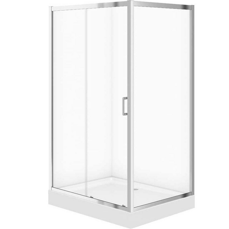 CERSANIT Kabina prysznicowa prostokątna ARTECO 120x90 z brodzikiem TAKO 120x16 S601-355