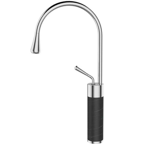 INVENA Bateria umywalkowa stojąca GABRO wysoka czarny/chrom BU-33-W08-V
