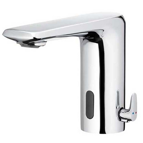 KFA Bateria sens. umywalkowa SALTO z mieszaczem i pokrętłem regulacji temp. chrom 592-200-00