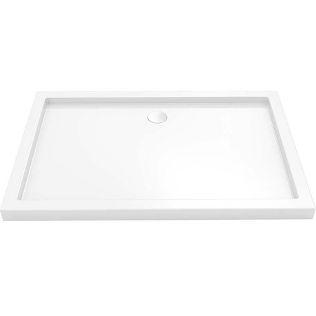 NEW TRENDY Brodzik prostokątny MARELLE 120x80x6 biały TER-0078