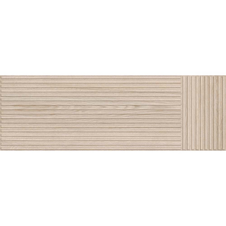 Płytka ścienna hiszpańska Saloni VENATTO METRIC ALMOND mat 30x90 gat. I