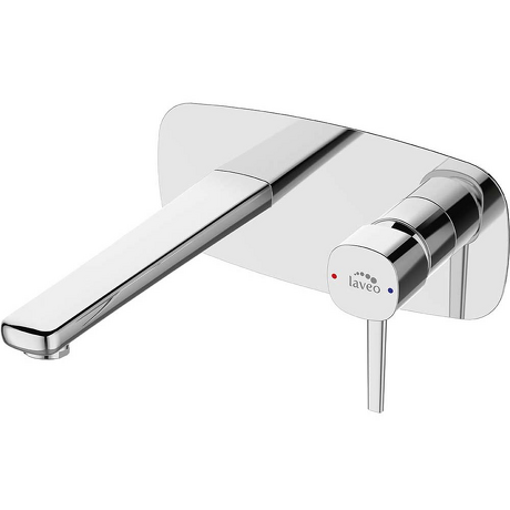 LAVEO Bateria umywalkowa podtynkowa POLA z korkiem klik-klak chrom BAP_022P