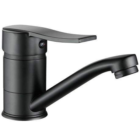 KUCHINOX Bateria umywalkowa stojąca MADERA z obrotową wylewką czarna BQM_726D