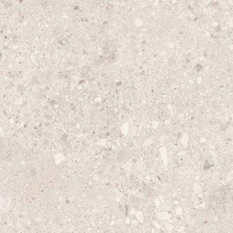 Gres szkliwiony CANDY TERRAZZO NUOVO white mat 119,8x119,8 gat. II