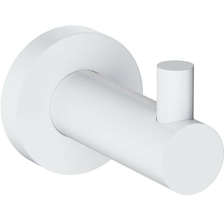 OMNIRES Wieszak na ręcznik MODERN PROJECT pojedynczy biały mat MP60110WM