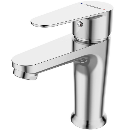 KUCHINOX Bateria umywalkowa stojąca FRESNO z korkiem klik-klak chrom BQF_022D