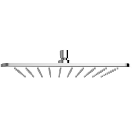 OMNIRES Głowica prysznicowa SLIMLINE 25x25 cm chrom/biały połysk WG225-OCRB
