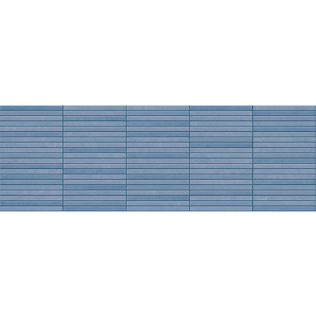 Płytka ścienna hiszpańska Mykonos STICK DARK BLUE mat 30x90 gat. I