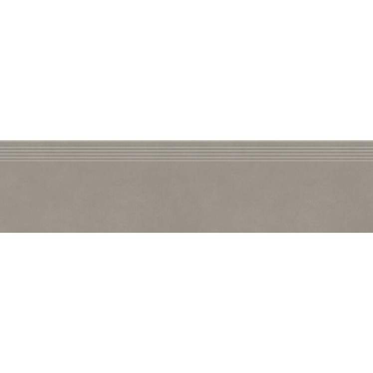 Gres zdobiony stopnica OPTIMUM grey mat 29,8x119,8 gat. I