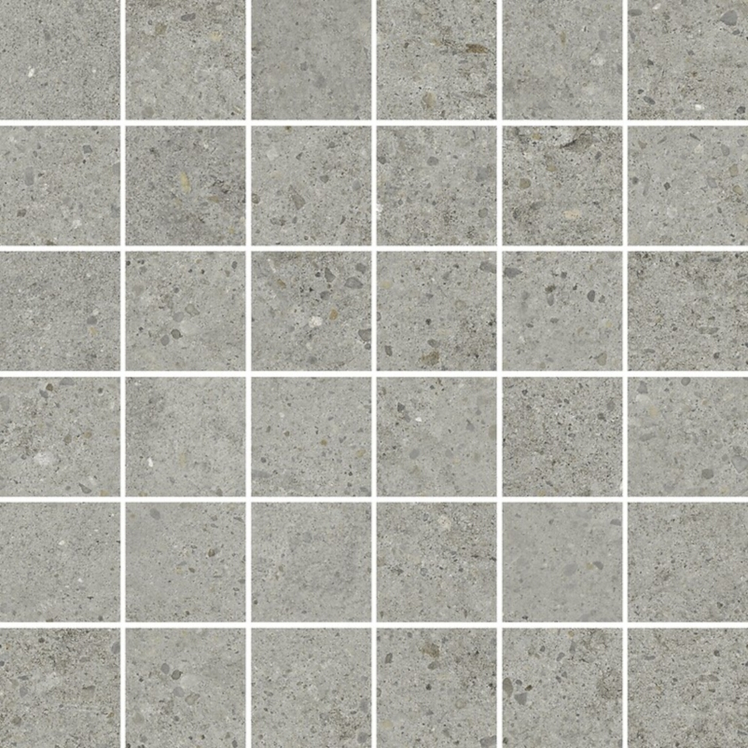 Gres szkliwiony mozaika GIGANT silver-grey mat 29x29 gat. I
