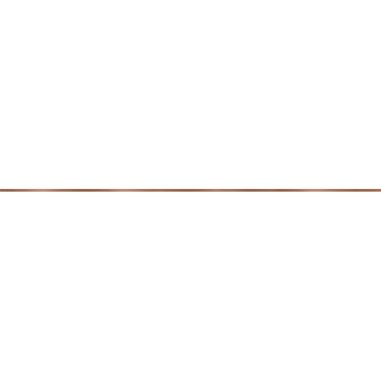 Płytka ścienna listwa UNIVERSAL METAL BORDERS copper mat 1x119,8 gat. I
