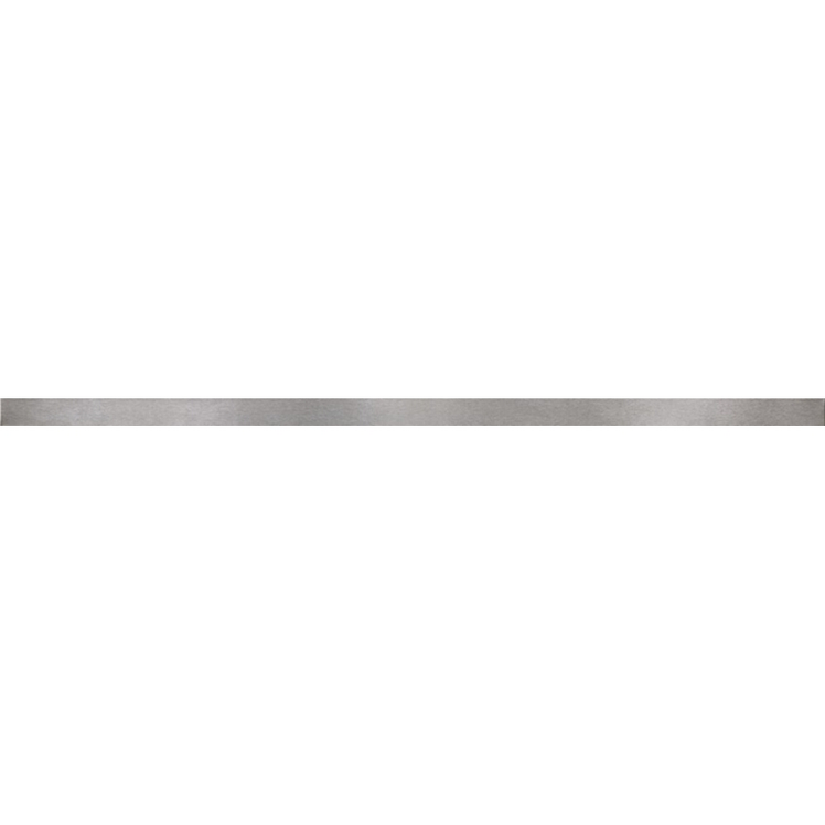 Płytka ścienna listwa UNIVERSAL METAL BORDERS silver mat 2x59,8 gat. I
