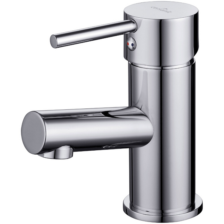 CERSANIT Bateria umywalkowa stojąca SIMI chrom z korkiem plastikowym S951-039