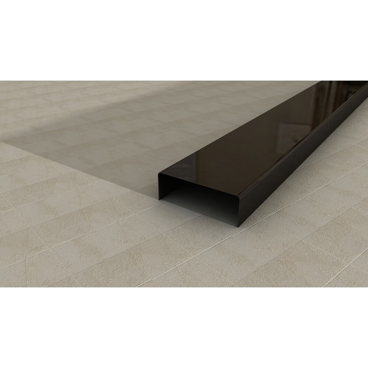 Listwa ze stali nierdzewnej BLACK S30 3 x 244