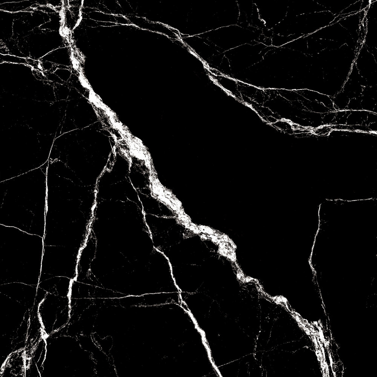 Gres szkliwiony MARKINIA SILVER black high glossy 60x60 gat. I