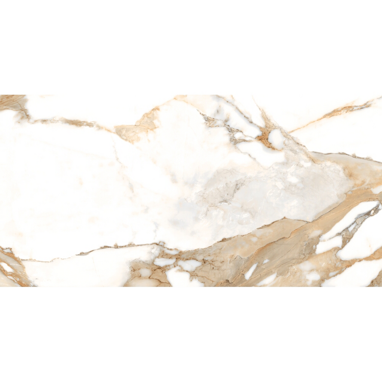 Gres szkliwiony hiszpański Geotiles CRASH BEIGE polished 60x120 gat. I