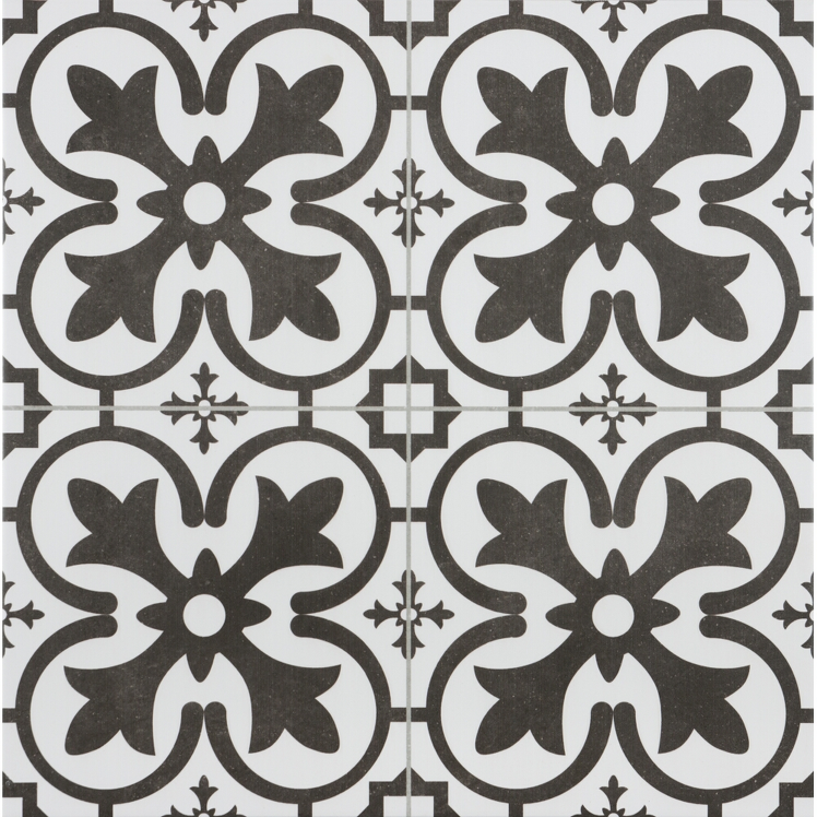 Płytka podłogowa hiszpańska Geotiles BOULEVARD Negro 45x45 gat. I