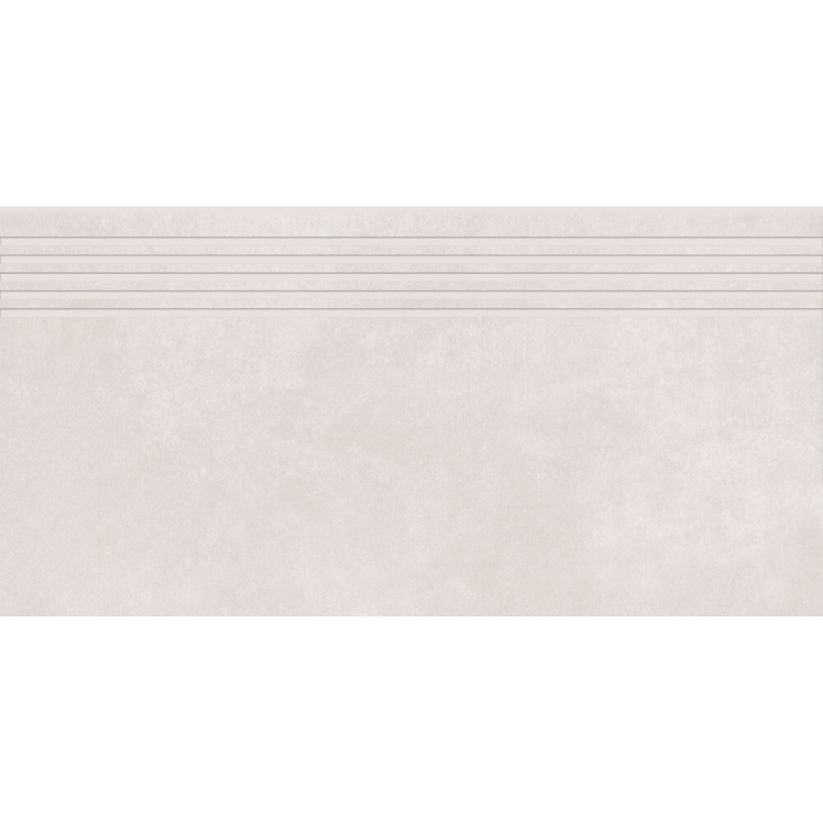 Gres szkliwiony stopnica ARES white mat rect 29,8x59,8 gat. I Cersanit