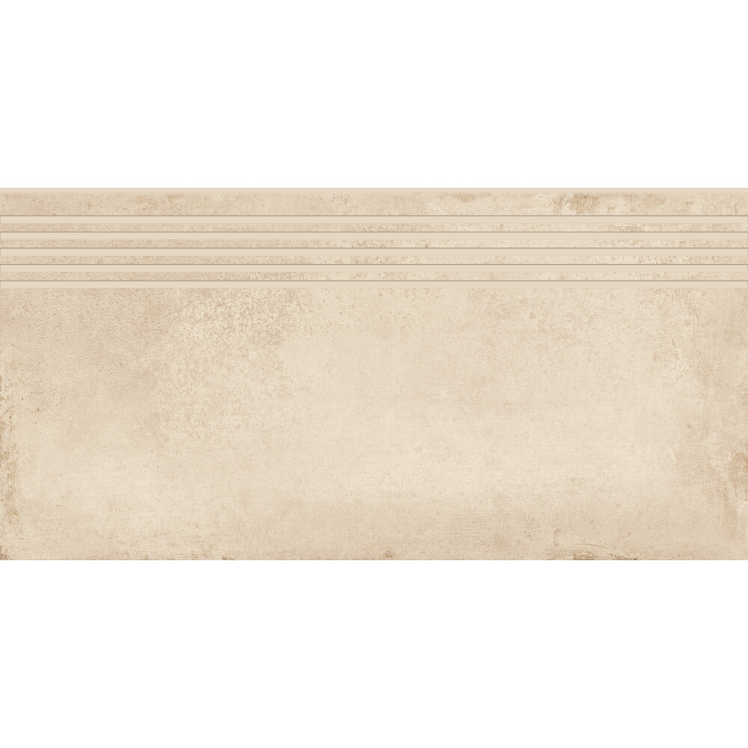 Gres szkliwiony stopnica DIVERSO beige mat 29,8x59,8 gat. I