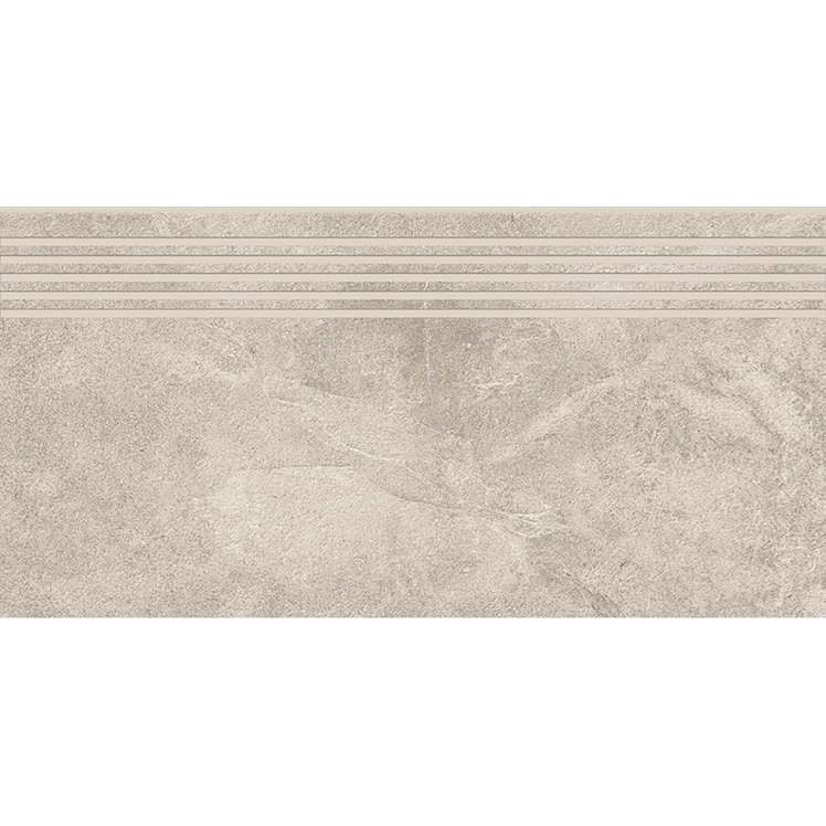 Gres szkliwiony stopnica QUEENS grey mat 29,8x59,8 gat. I