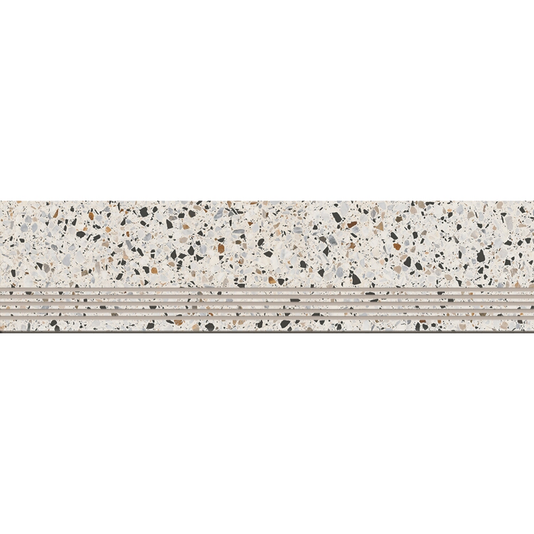 Gres szkliwiony stopnica FLAKE MULTICOLOR lappato 29,8x119,8 gat. I