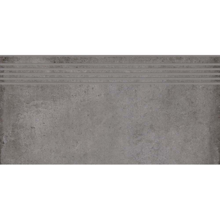 Gres szkliwiony stopnica DIVERSO grey mat 8mm 29,8x59,8 gat. I