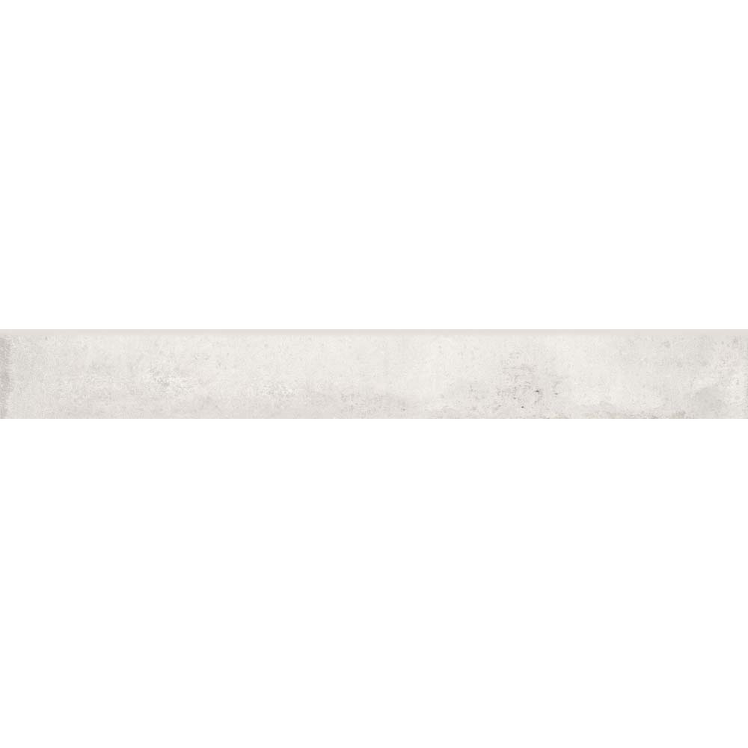 Gres szkliwiony cokół DIVERSO white mat 8mm 7,2x59,8 gat. I