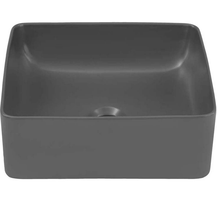COMAD Umywalka nablatowa SLIM 40 szary mat UM-6276