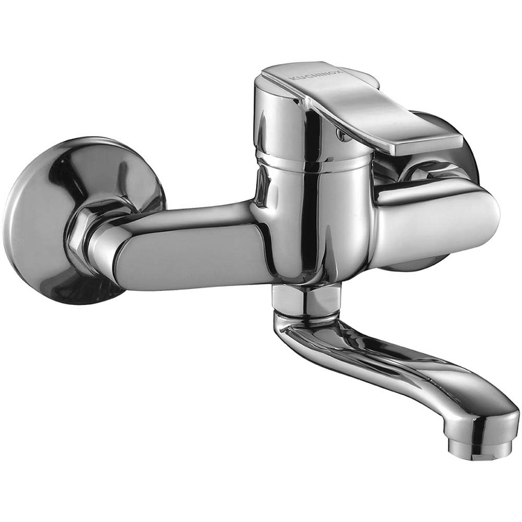 KUCHINOX Bateria umywalkowa ścienna MADERA z obrotową wylewką chrom BQM_050D