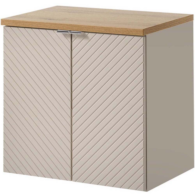 COMAD Szafka podumywalkowa z drzwiami VIVA CASHMERE z blatem OAK 60 cm