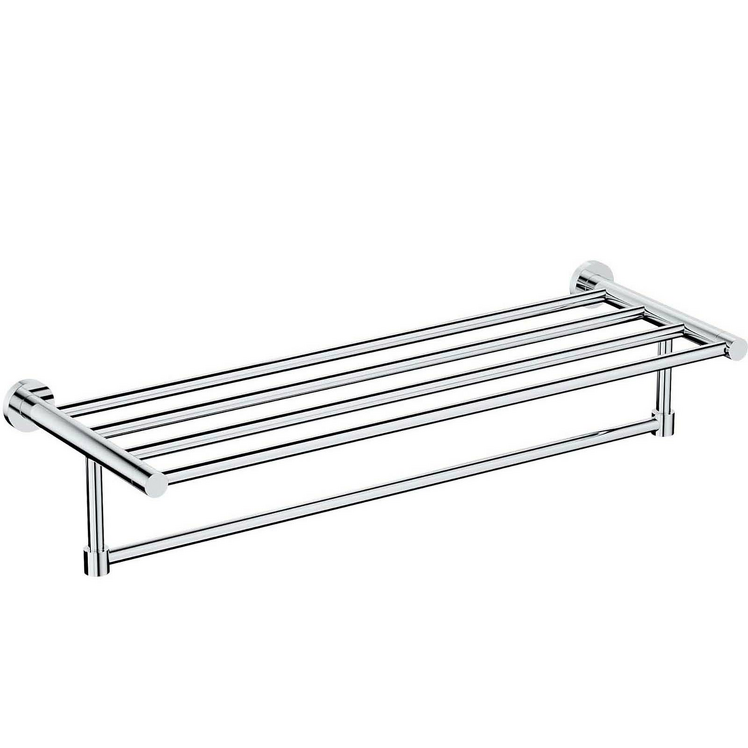 OMNIRES Półka ścienna na ręczniki MODERN PROJECT 60 cm chrom połysk MP60920CR