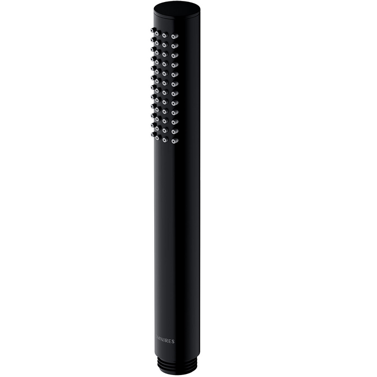 OMNIRES Słuchawka prysznicowa MICROPHONE czarny mat MICROPHONEX-RBL